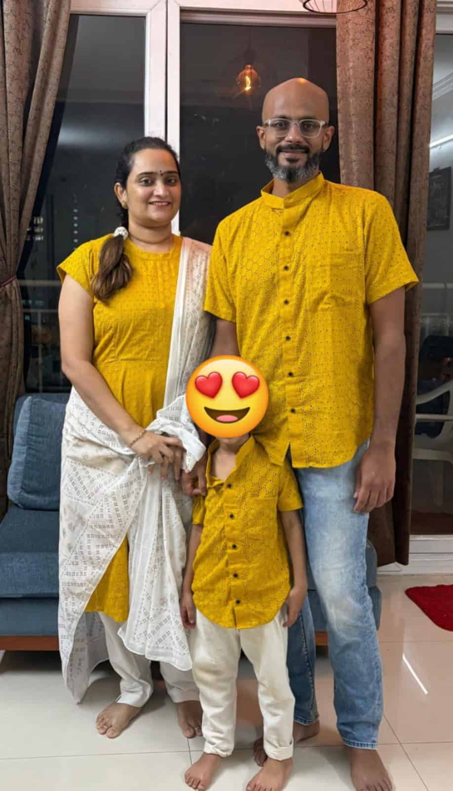 Sunbeam Yellow Cutwork Family photo review